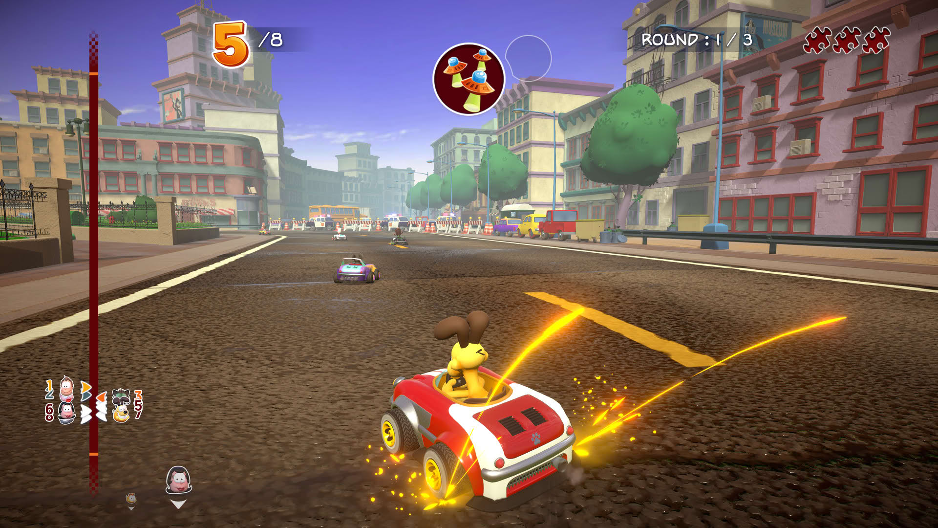 Screenshot for Garfield Kart: Furious Racing