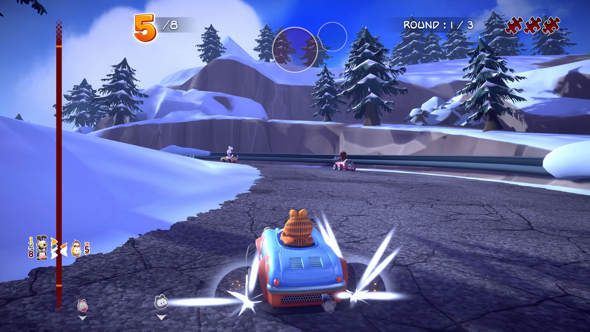 Screenshot for Garfield Kart: Furious Racing