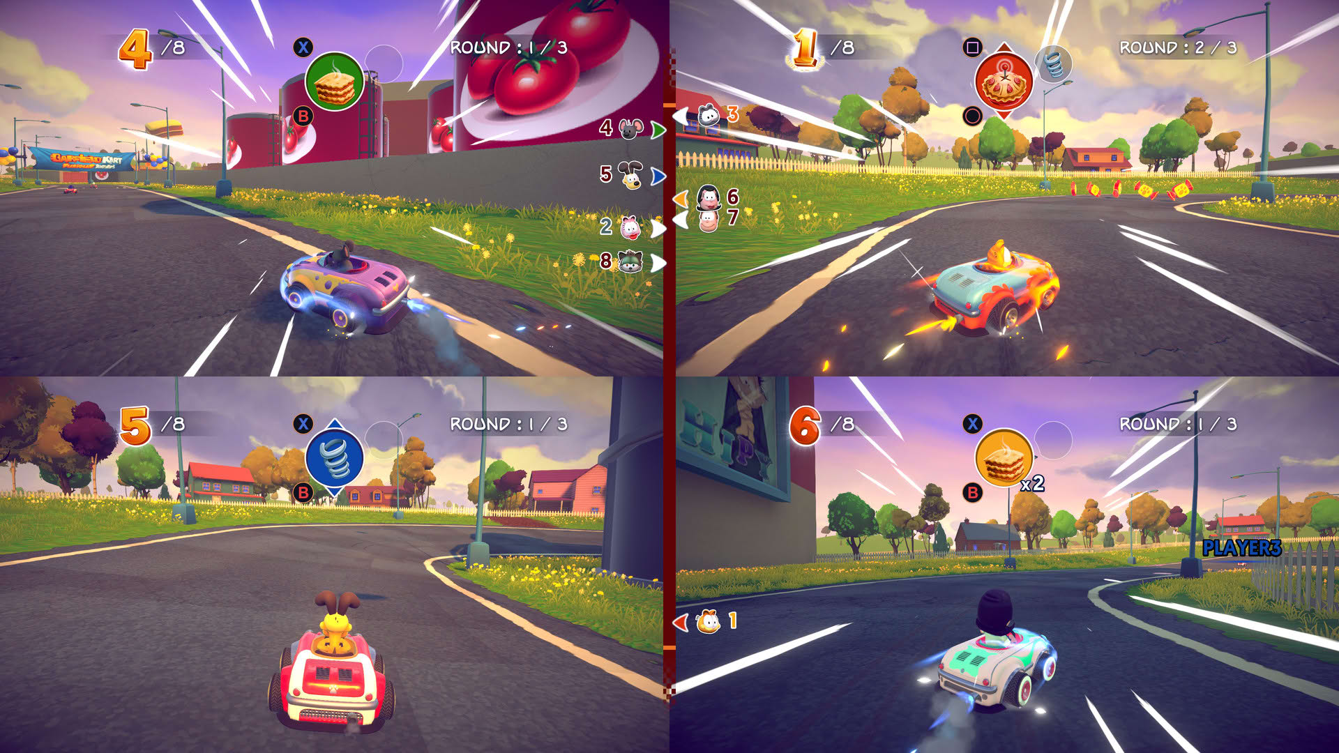 Screenshot for Garfield Kart: Furious Racing