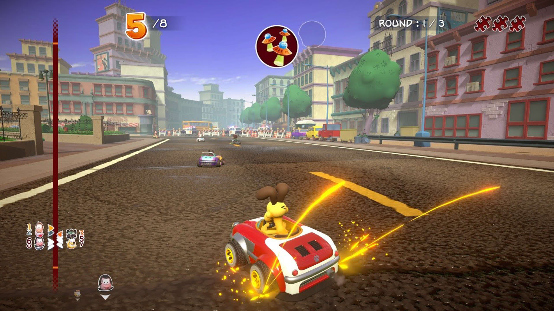 Screenshot for Garfield Kart: Furious Racing