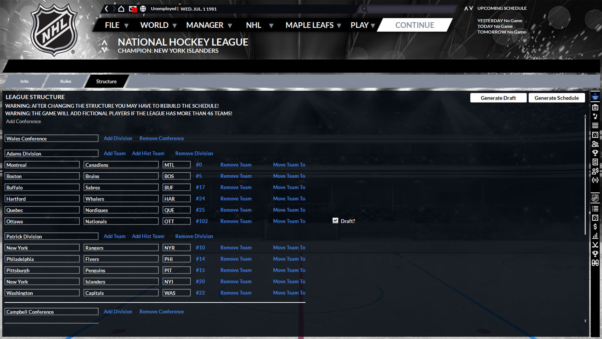 Screenshot for Franchise Hockey Manager 6