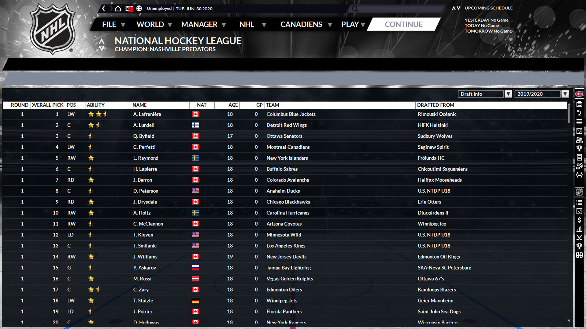 Screenshot for Franchise Hockey Manager 6