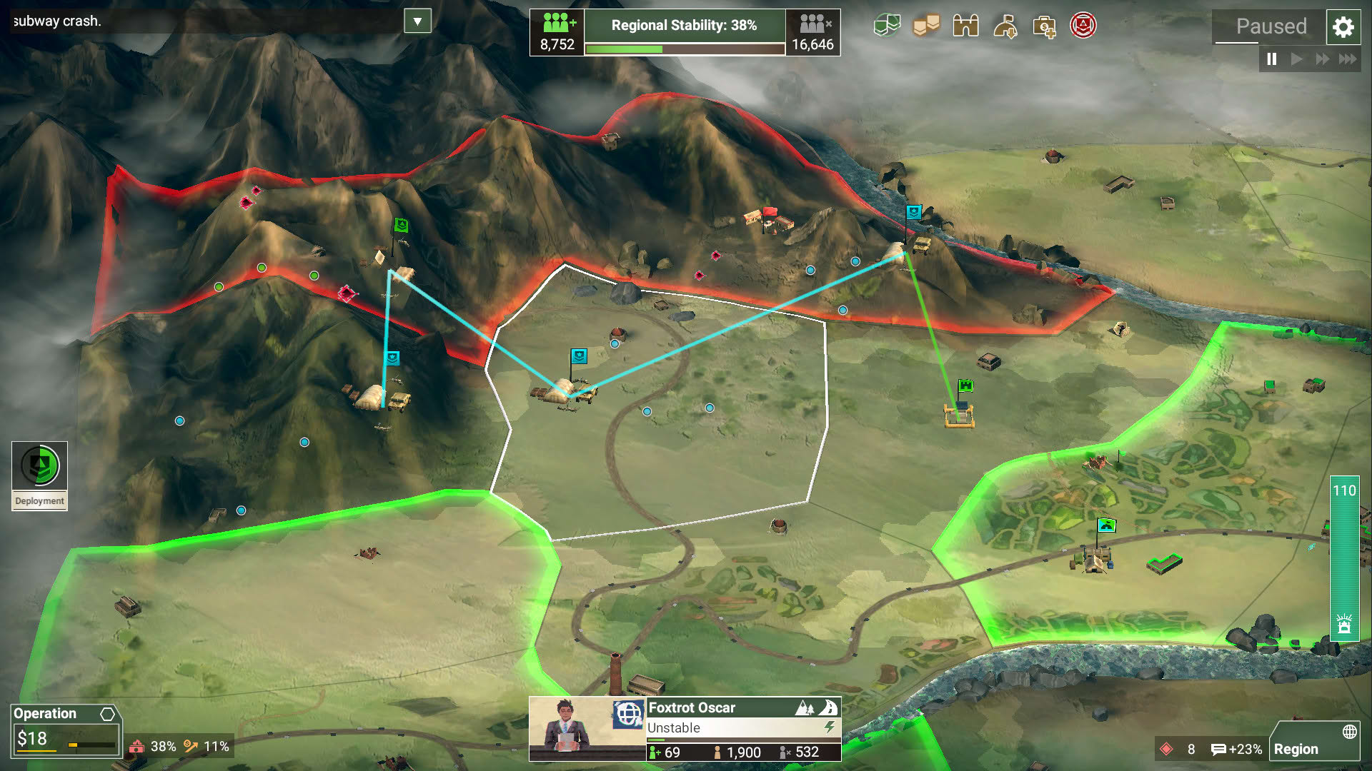 Screenshot for Rebel Inc: Escalation