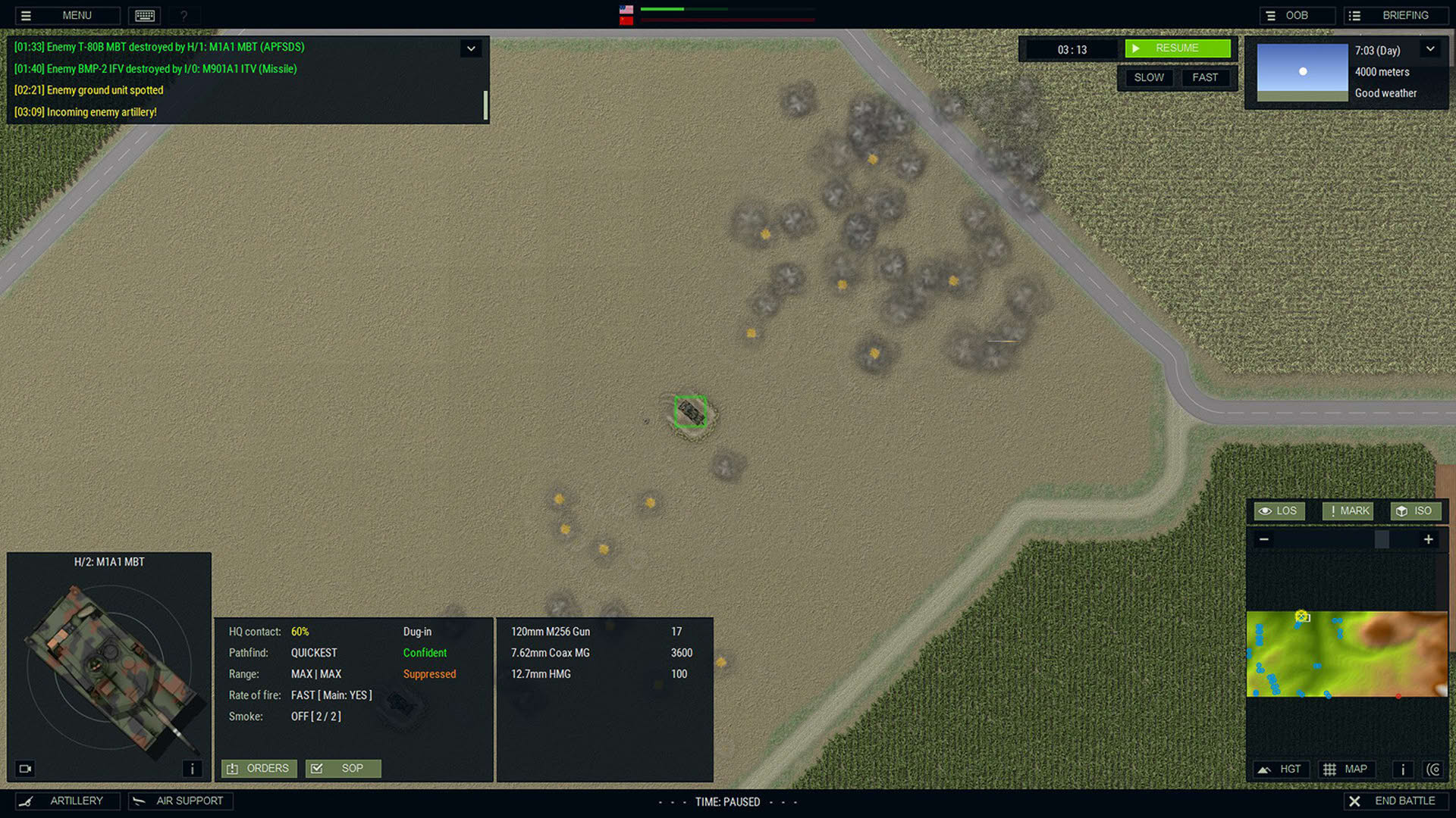 Screenshot for Armored Brigade