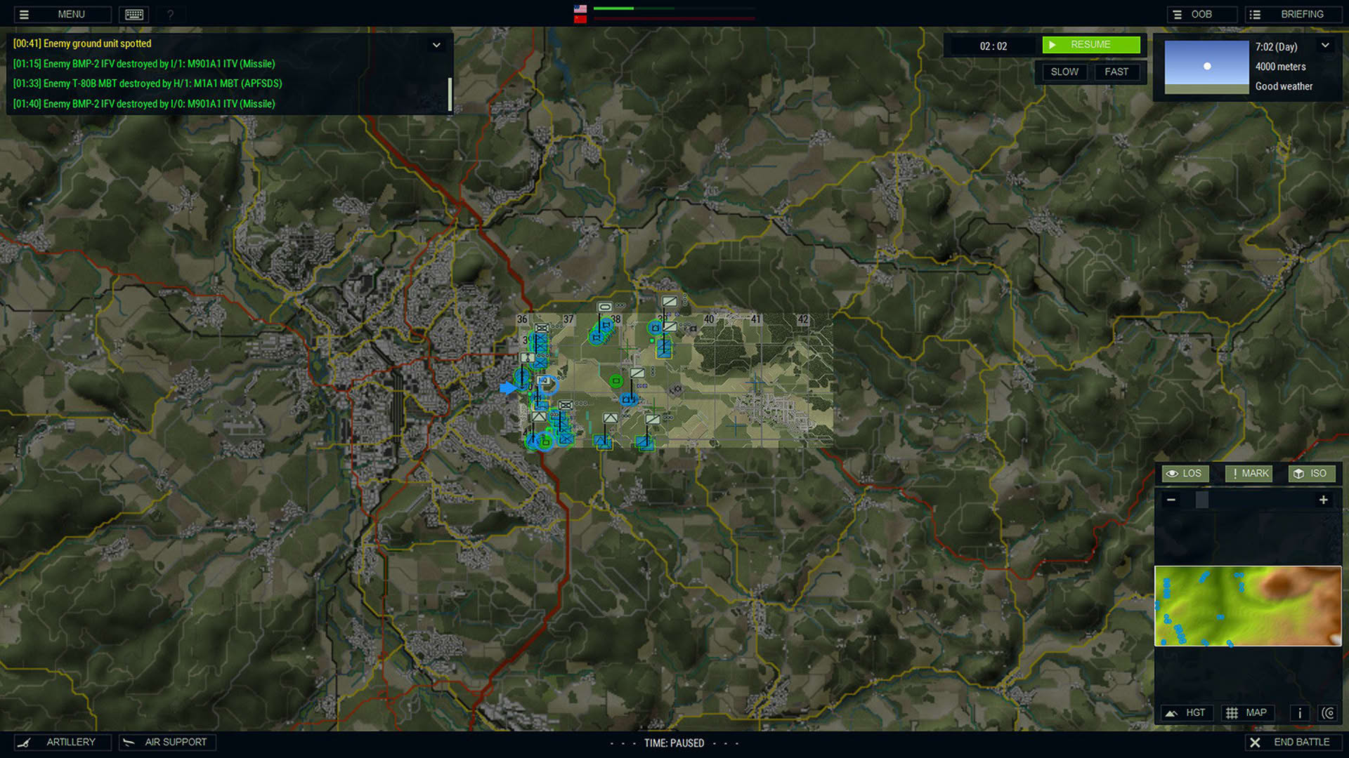 Screenshot for Armored Brigade
