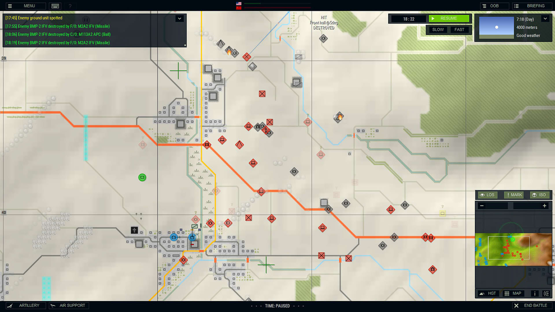 Screenshot for Armored Brigade