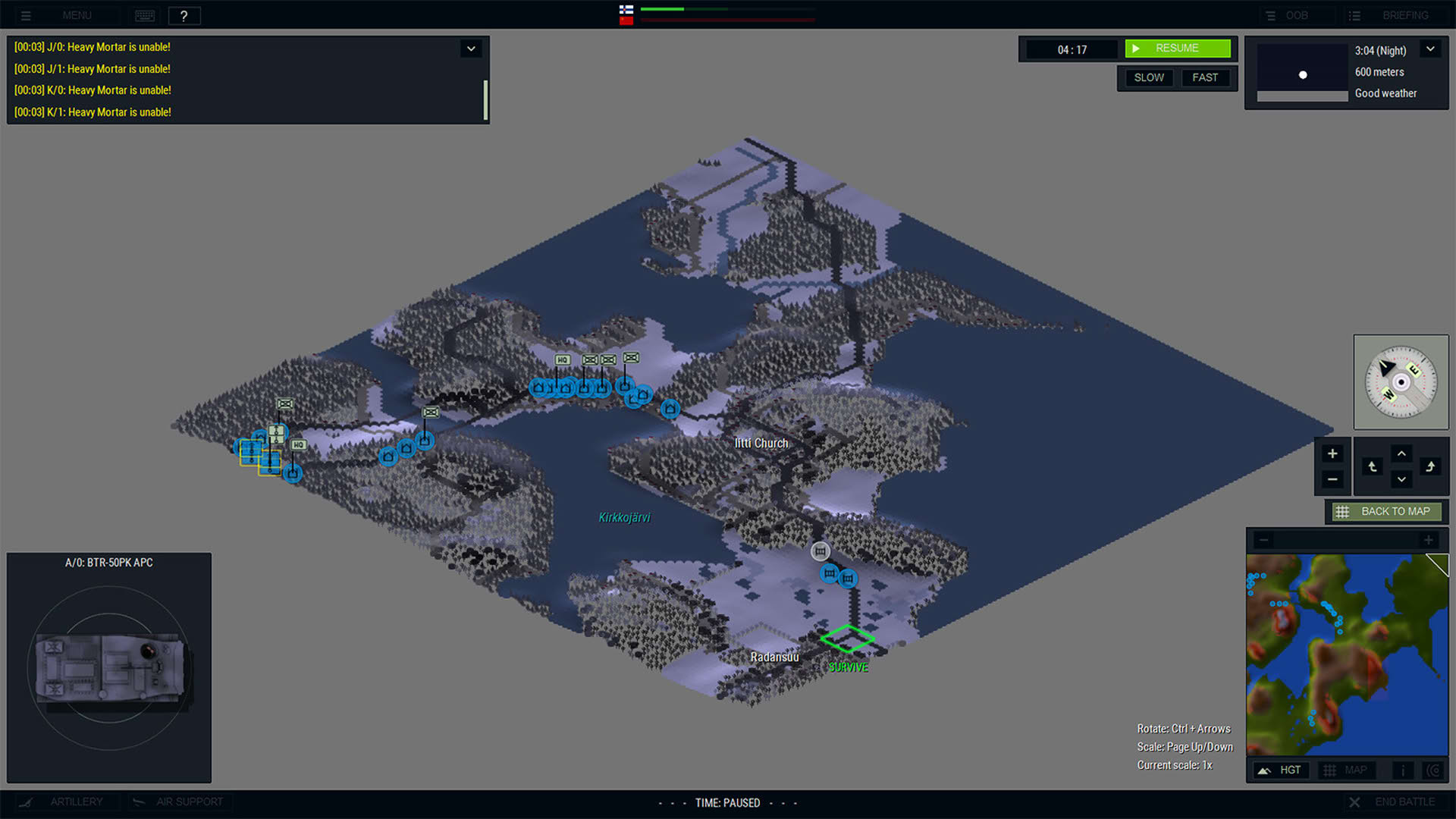 Screenshot for Armored Brigade