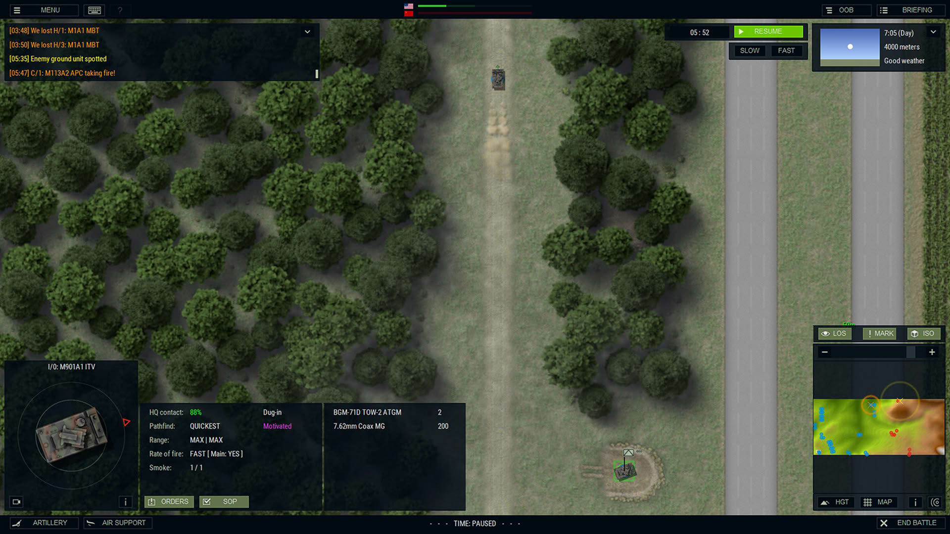 Screenshot for Armored Brigade