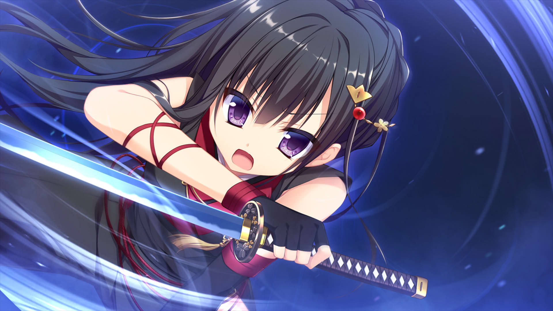Screenshot for Ninja Girl and the Mysterious Army of Urban Legend Monsters! ~Hunt of the Headless Horseman~