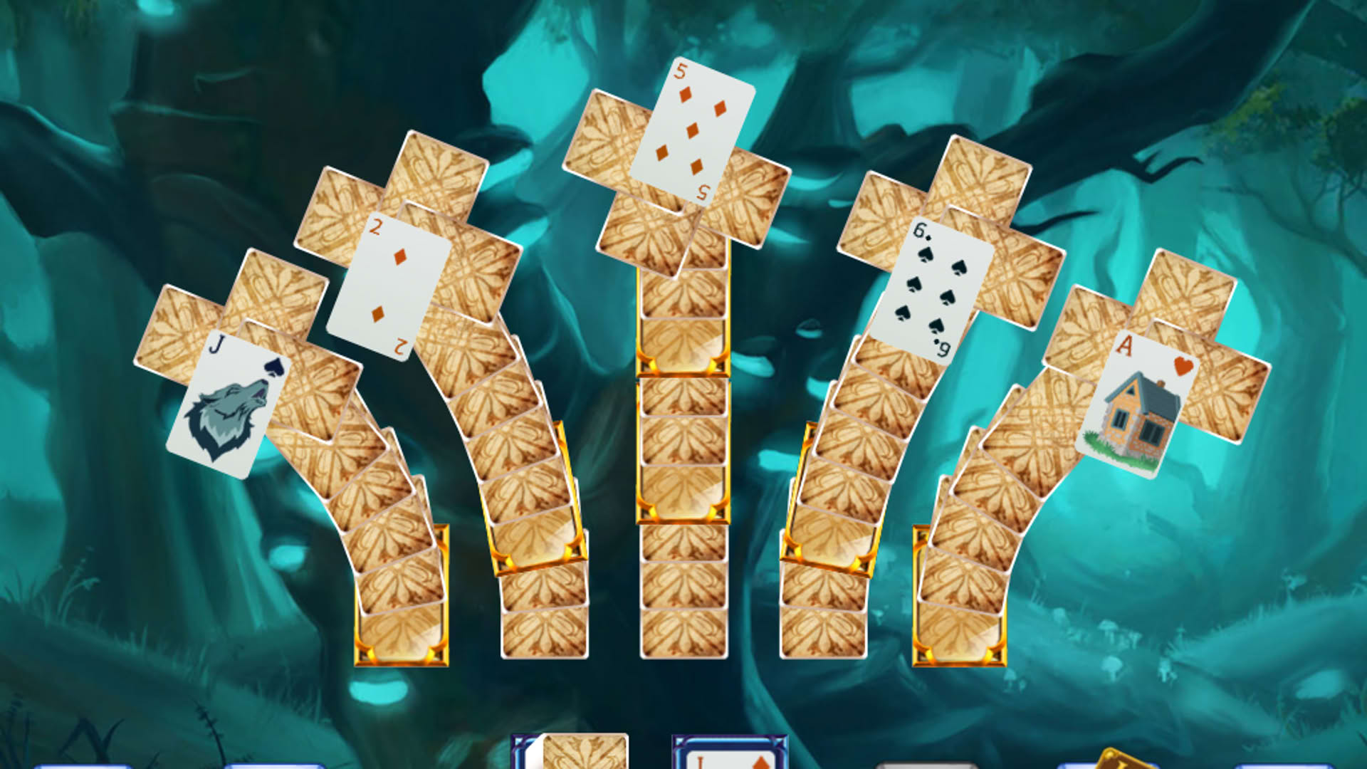 Screenshot for Fairytale Solitaire: Red Riding Hood