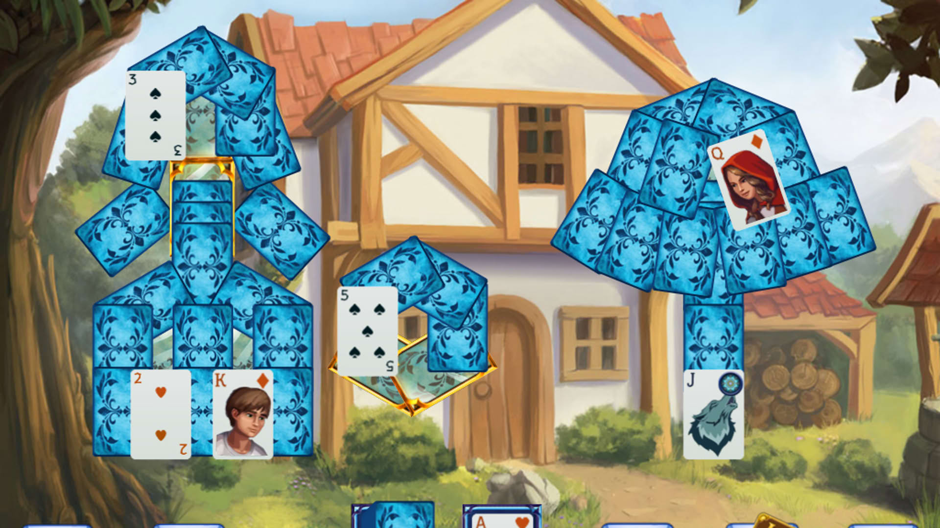 Screenshot for Fairytale Solitaire: Red Riding Hood