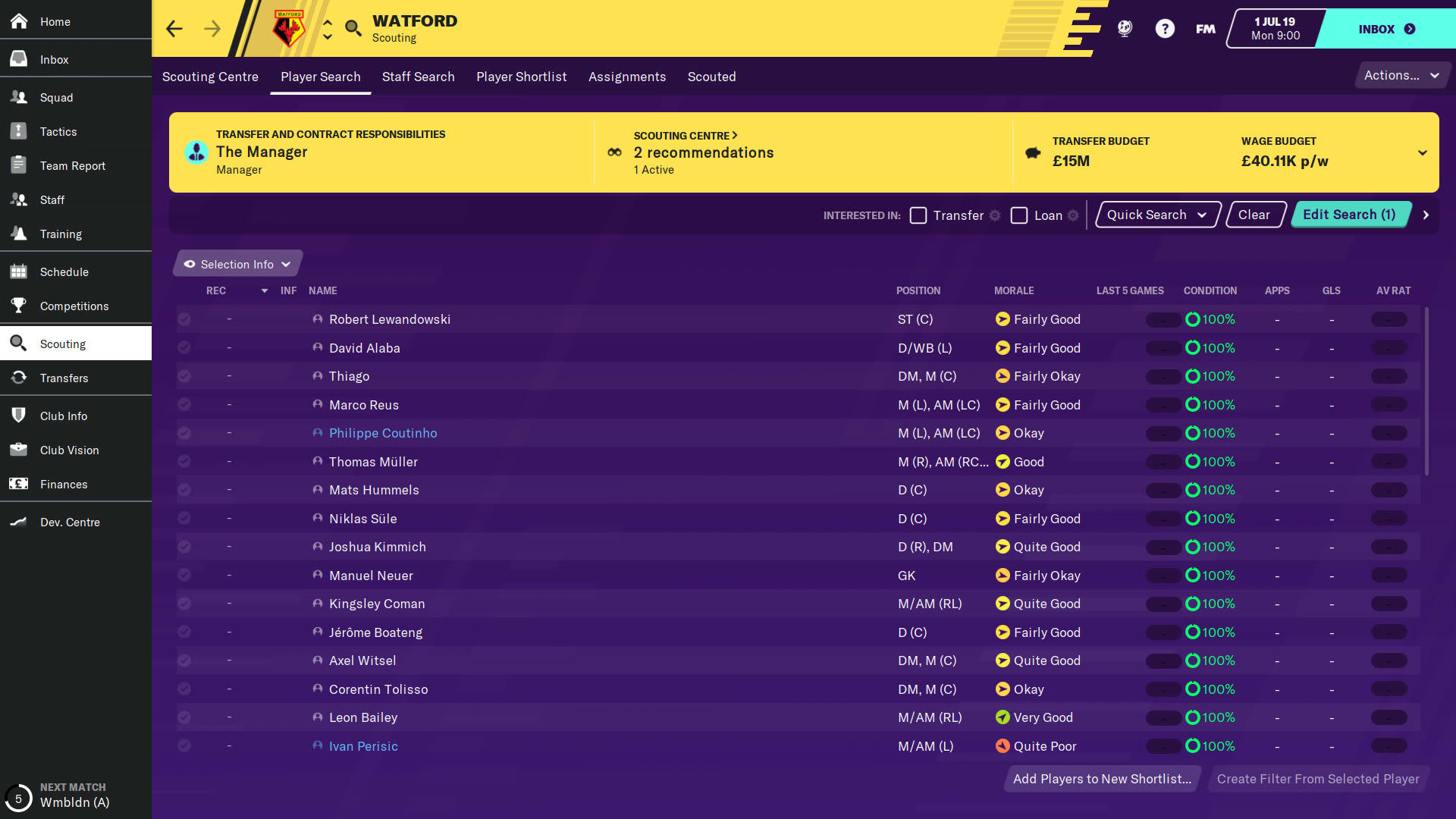 Screenshot for Football Manager 2020