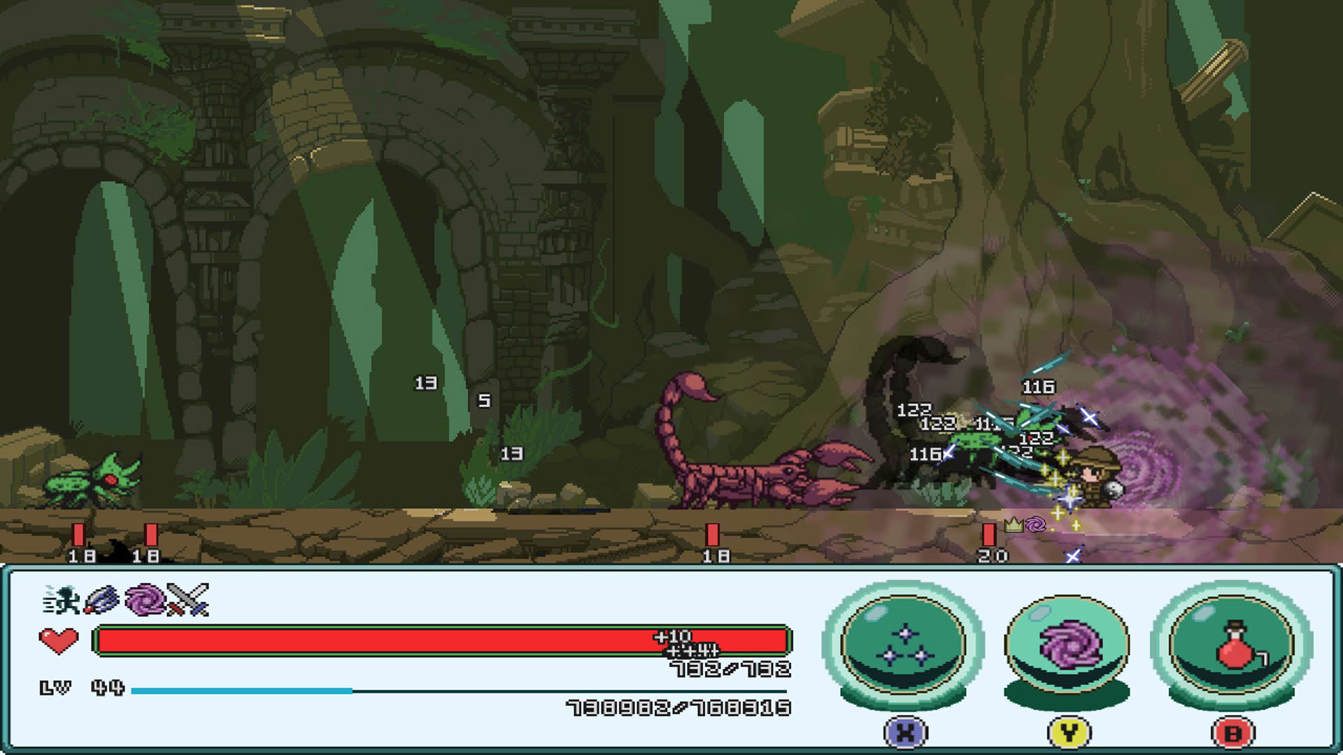 Screenshot for Artifact Adventure Gaiden DX