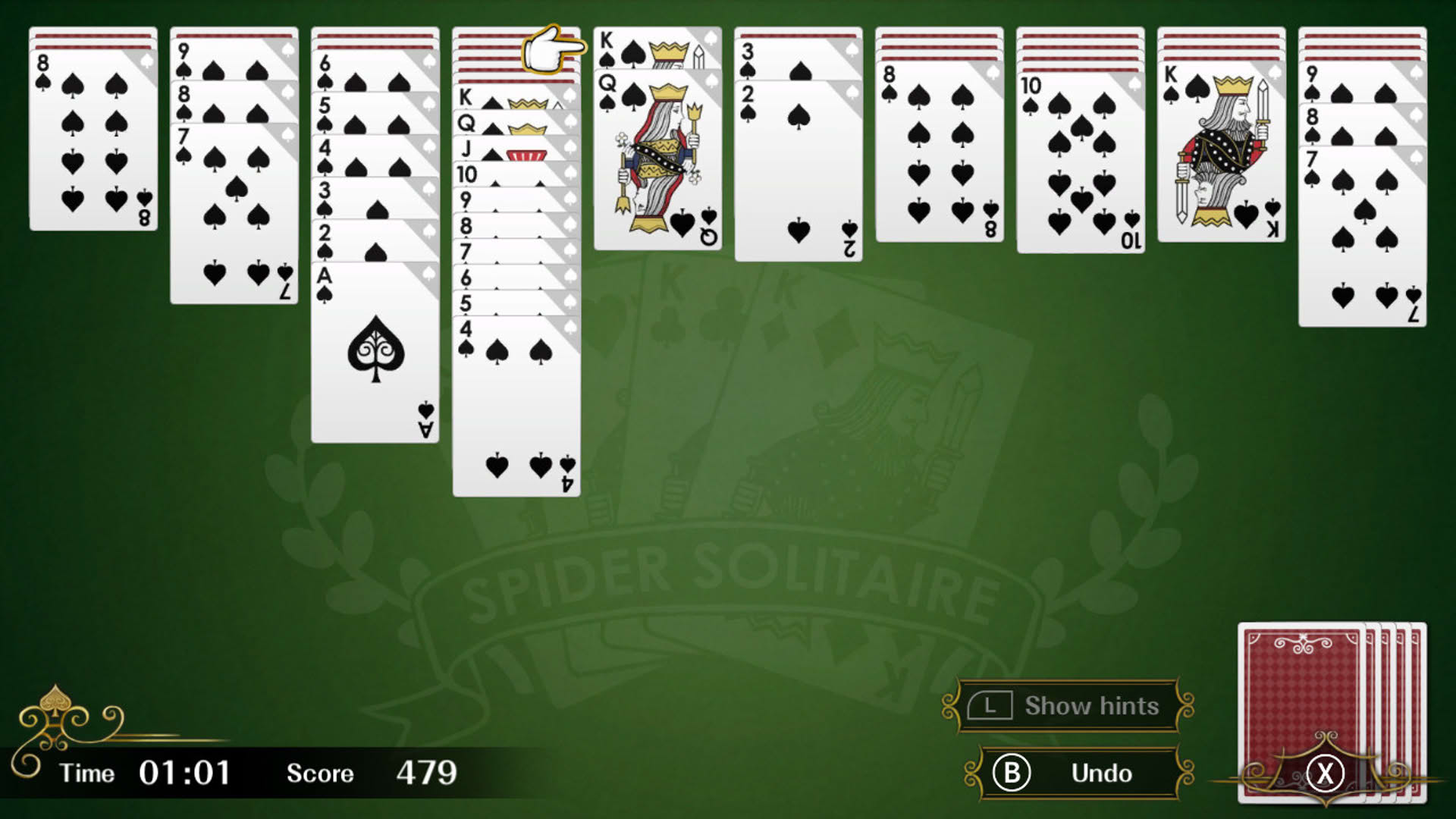 Screenshot for Spider Solitaire F