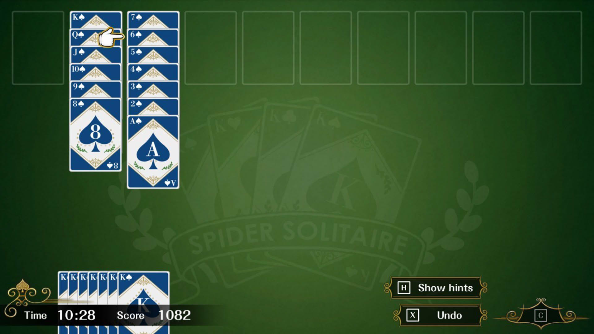 Screenshot for Spider Solitaire F
