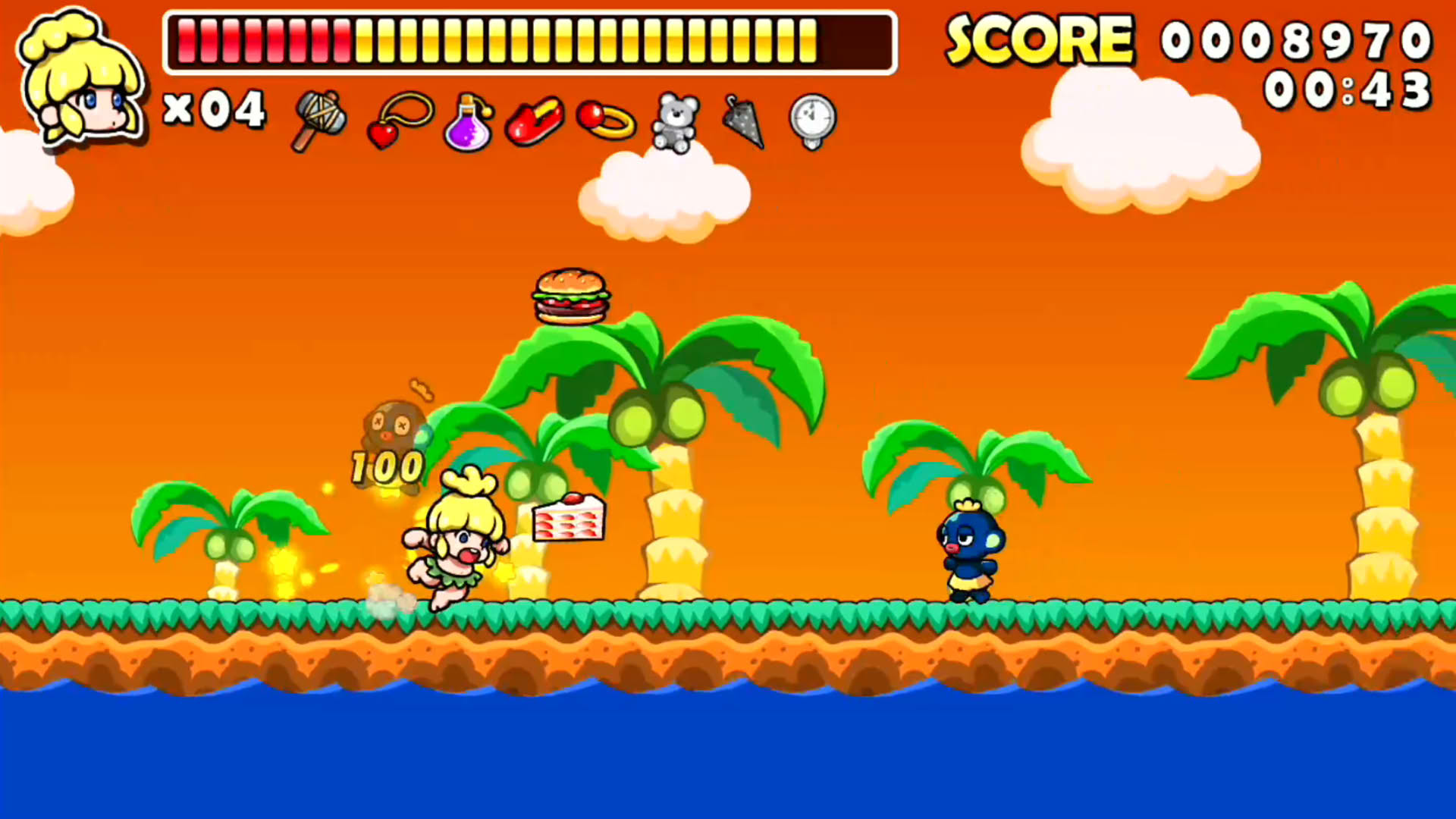 Screenshot for Wonder Boy Returns Remix