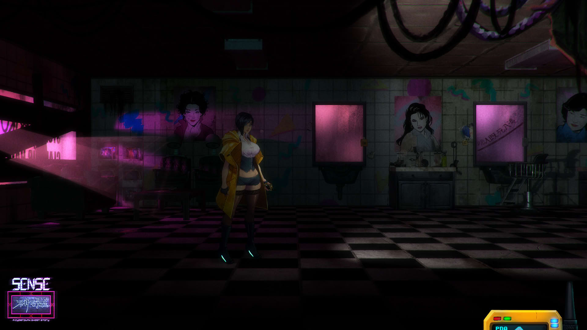 Screenshot for Sense: A Cyberpunk Ghost Story