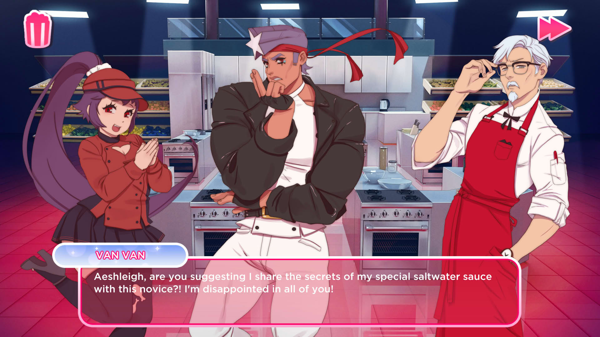 Screenshot for I Love You, Colonel Sanders! A Finger Lickin' Good Dating Simulator
