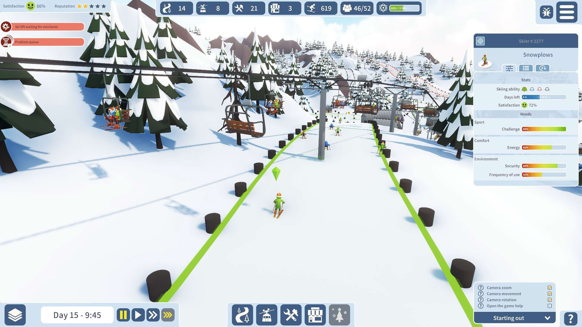Screenshot for Snowtopia: Ski Resort Builder