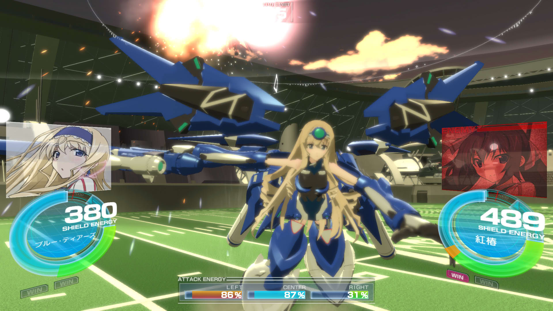 Screenshot for Infinite Stratos: Versus Colors