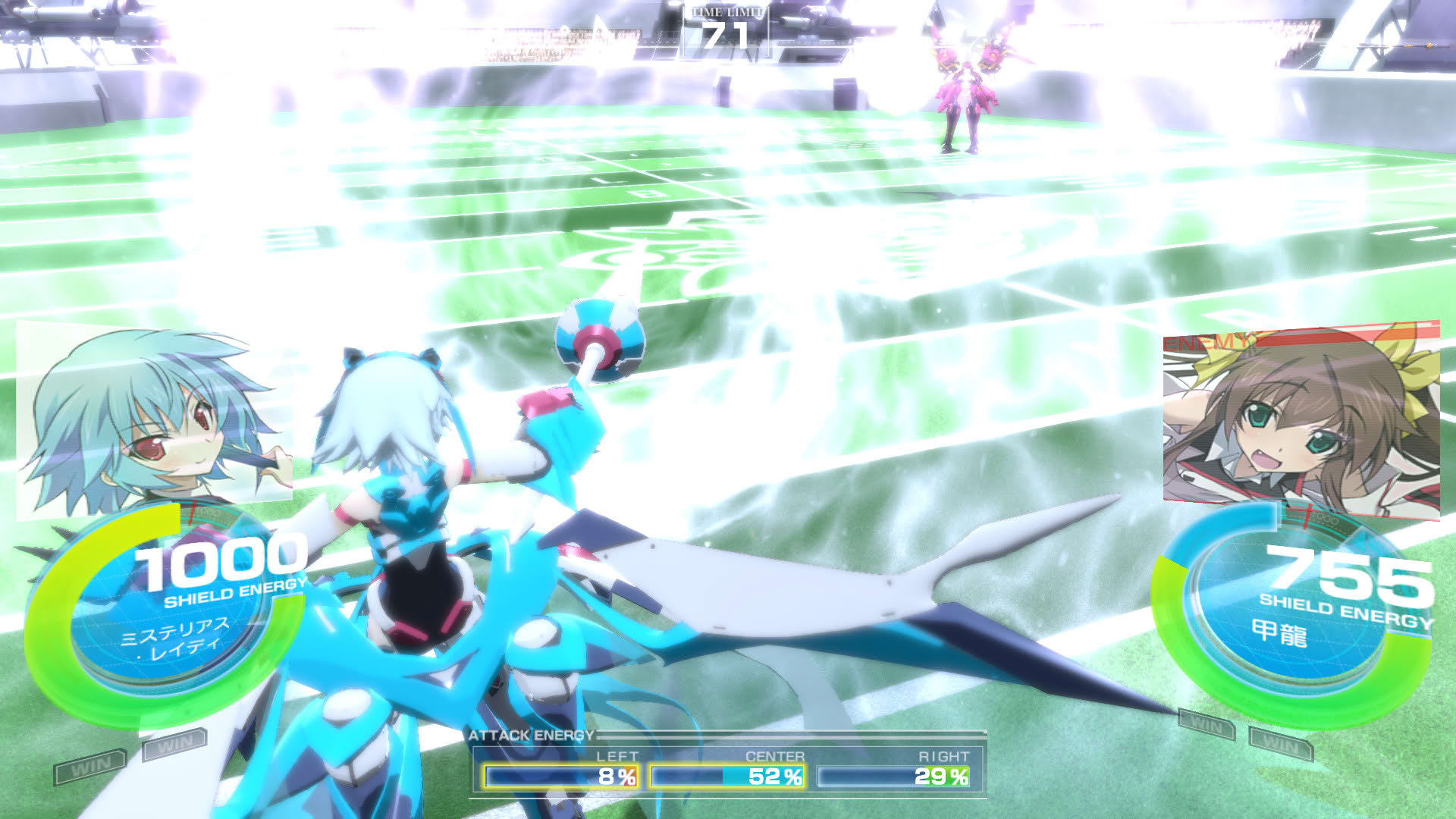 Screenshot for Infinite Stratos: Versus Colors