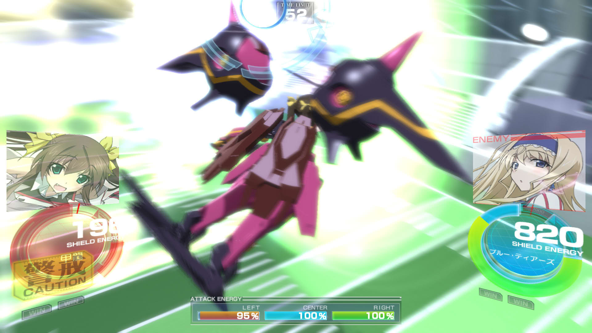 Screenshot for Infinite Stratos: Versus Colors