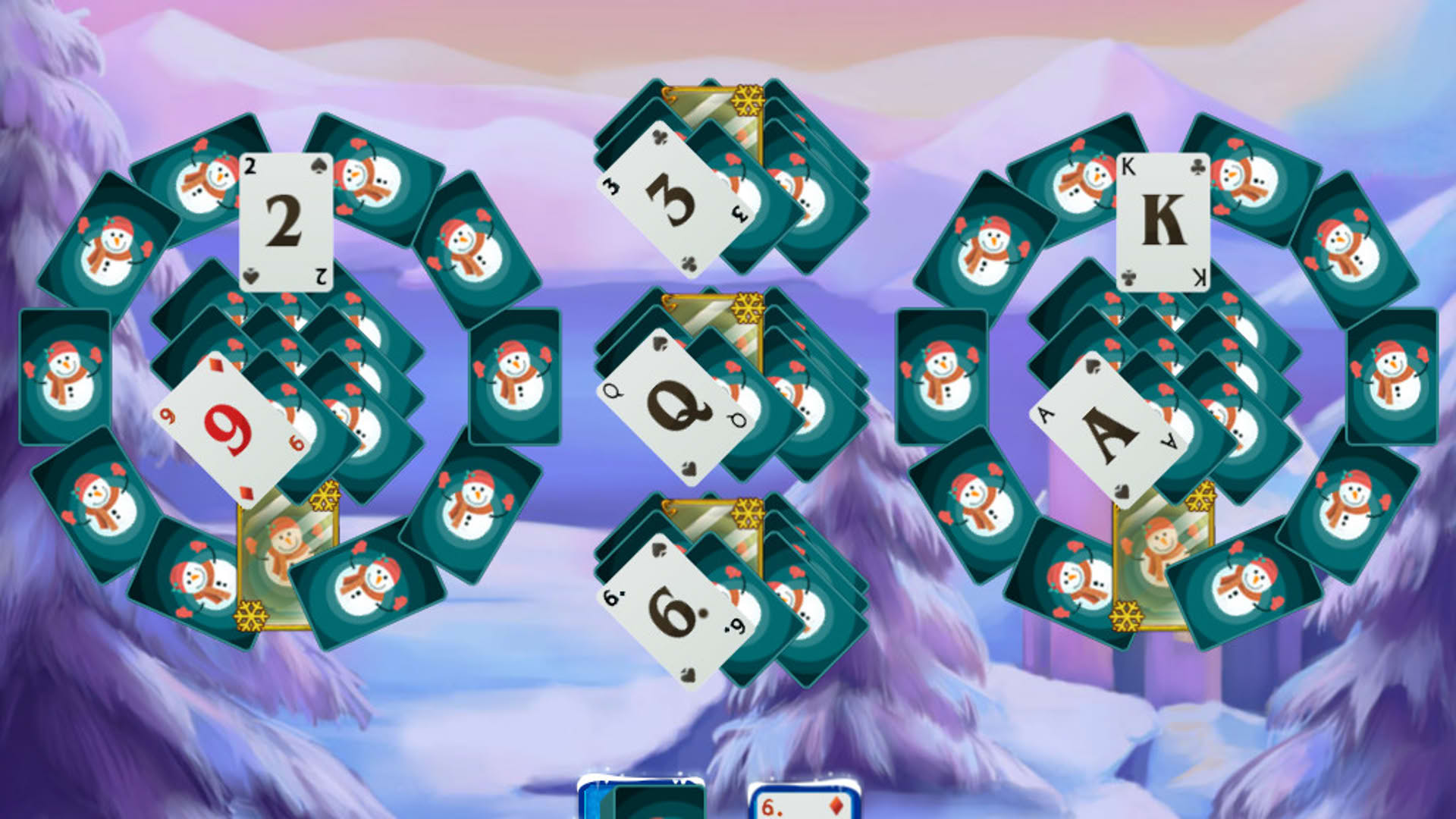 Screenshot for Solitaire: Jack Frost Winter Adventures