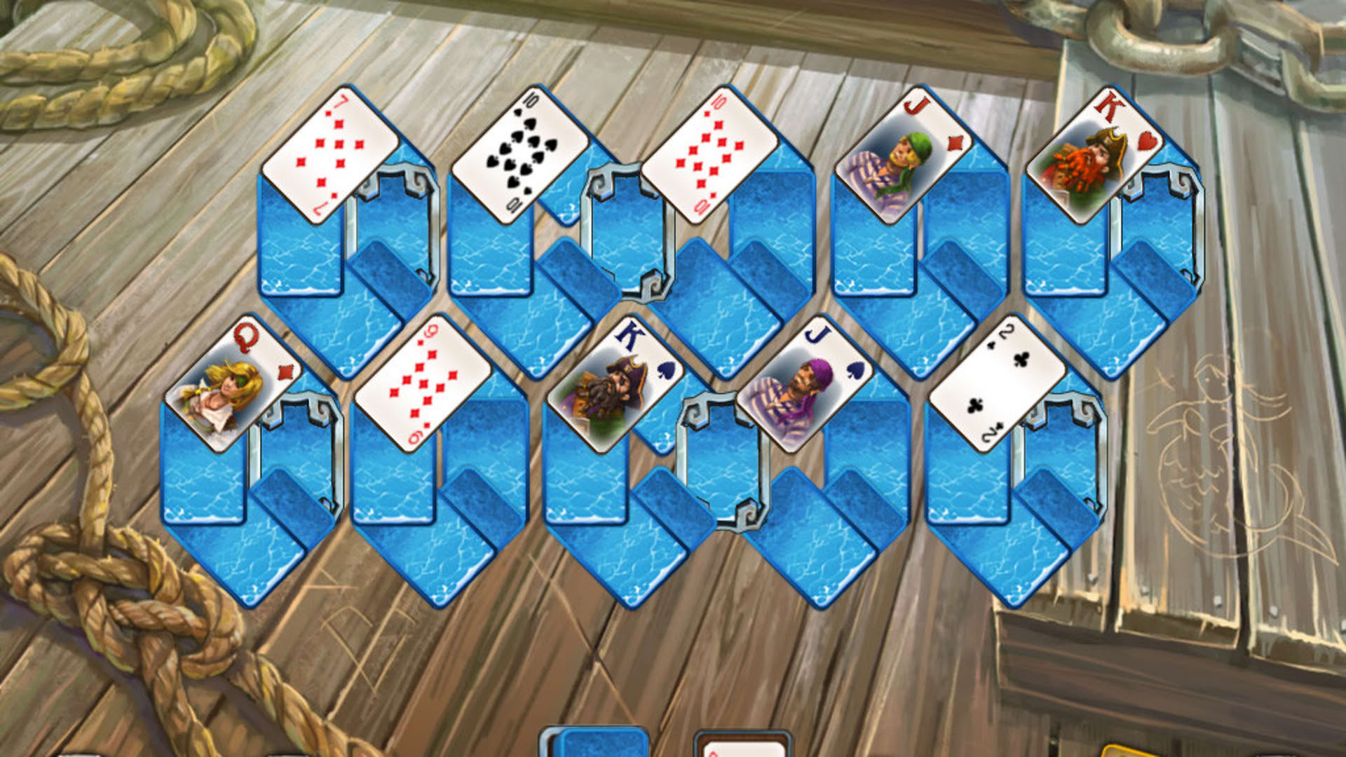 Screenshot for Solitaire Legend of the Pirates