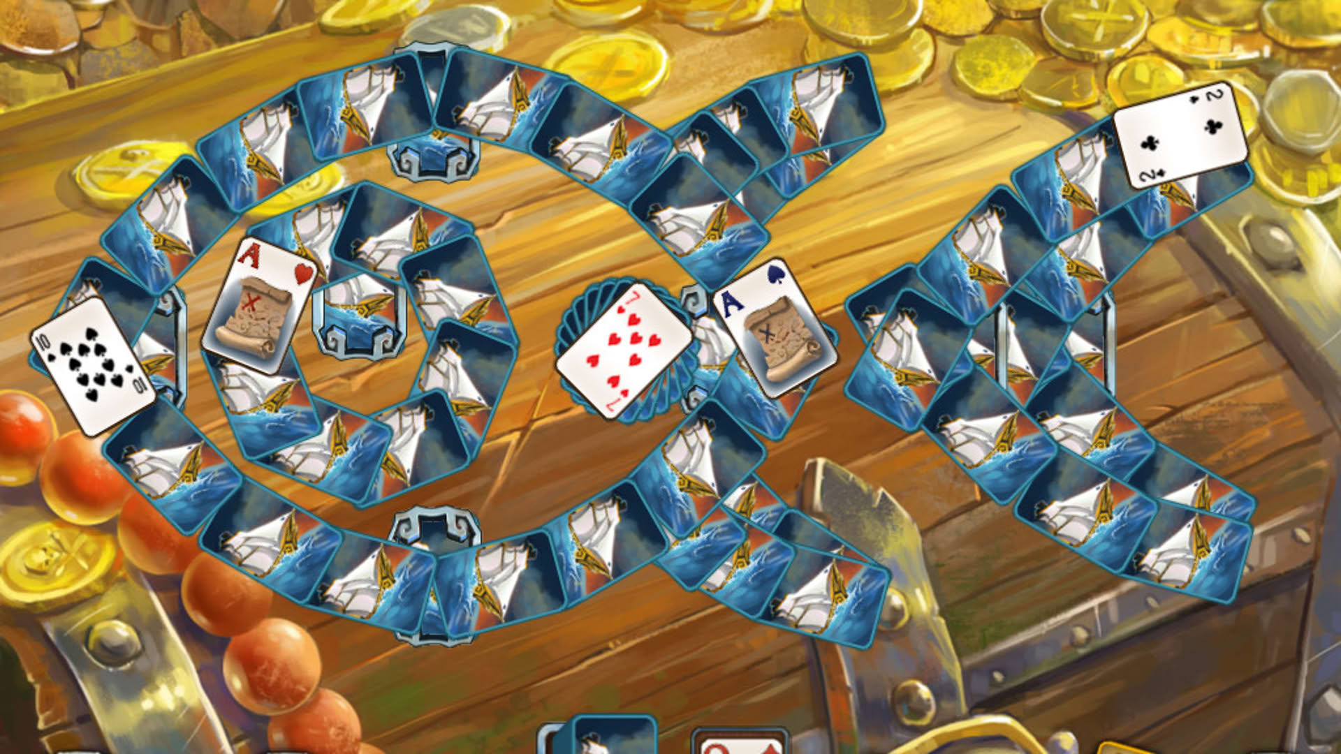 Screenshot for Solitaire Legend of the Pirates