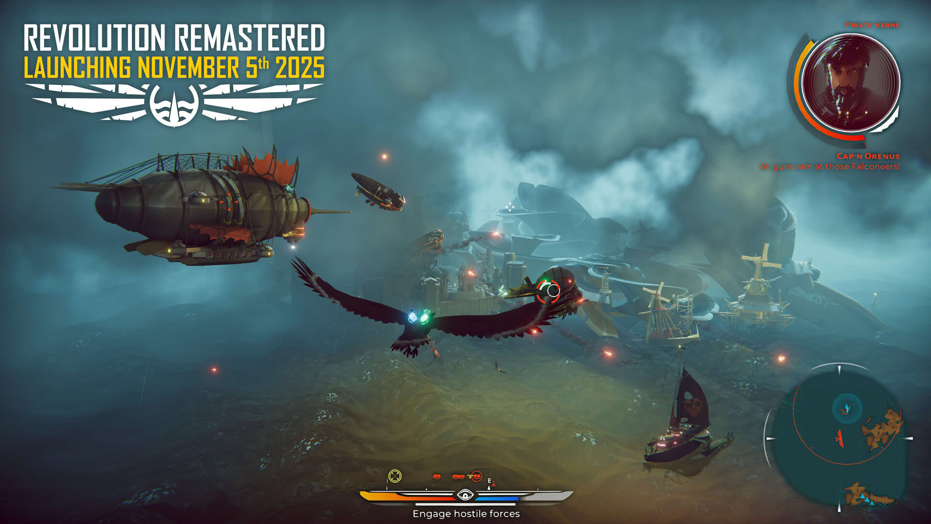Screenshot for The Falconeer: Revolution Remaster