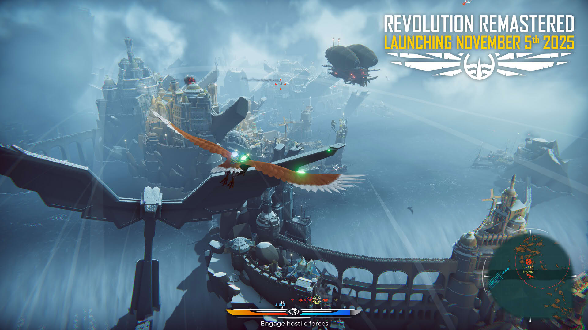 Screenshot for The Falconeer: Revolution Remaster