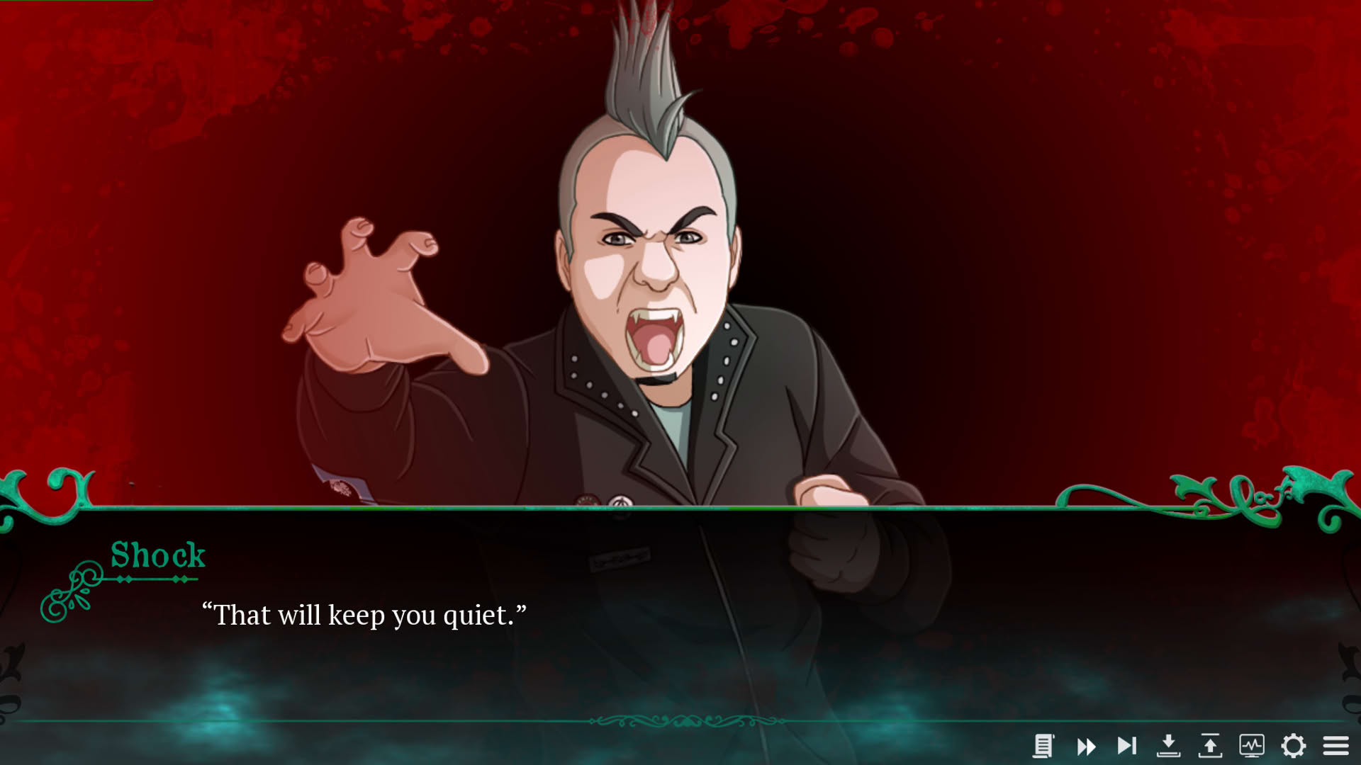 Screenshot for Twice Reborn: A Vampire Visual Novel