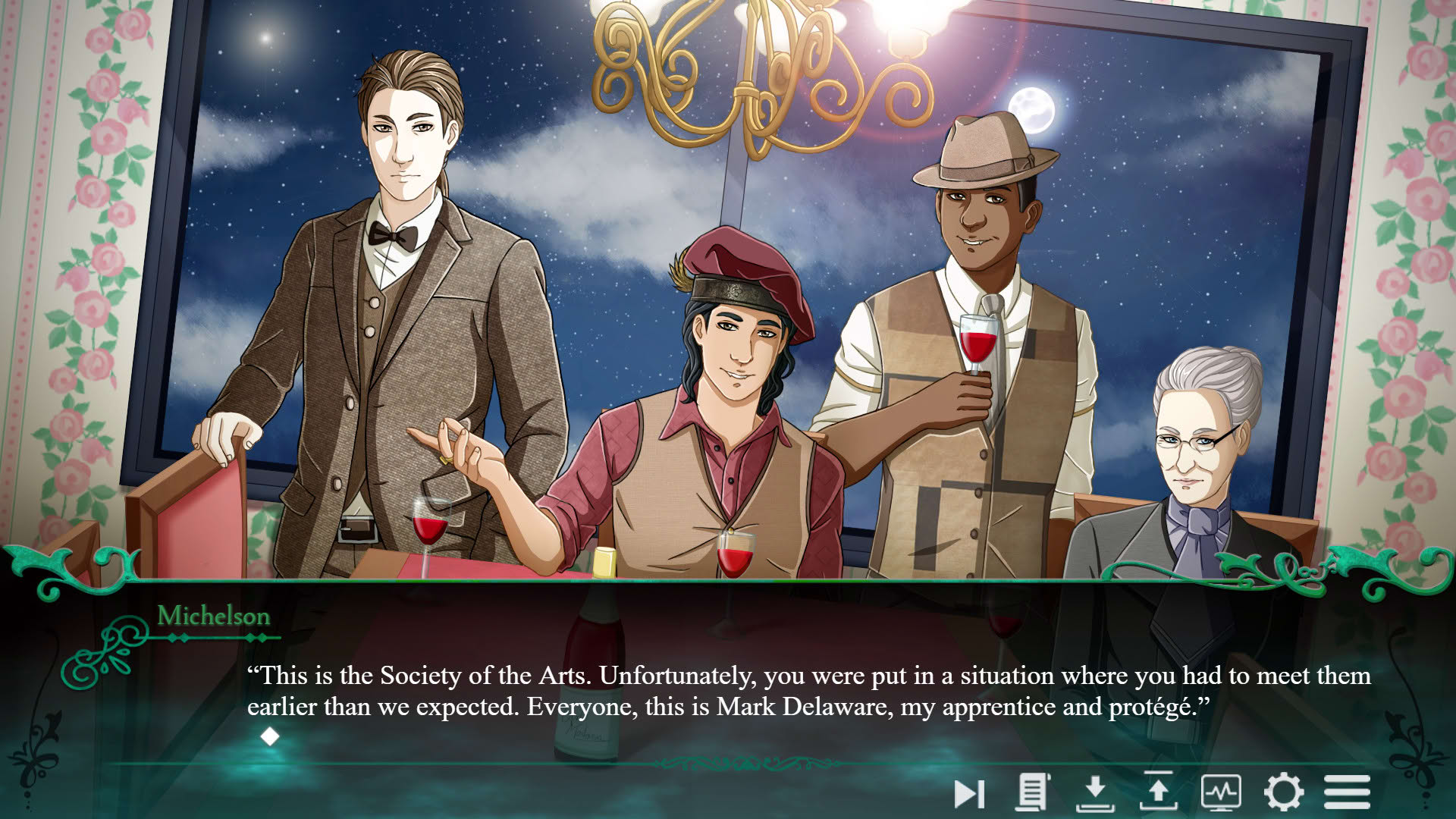 Screenshot for Twice Reborn: A Vampire Visual Novel