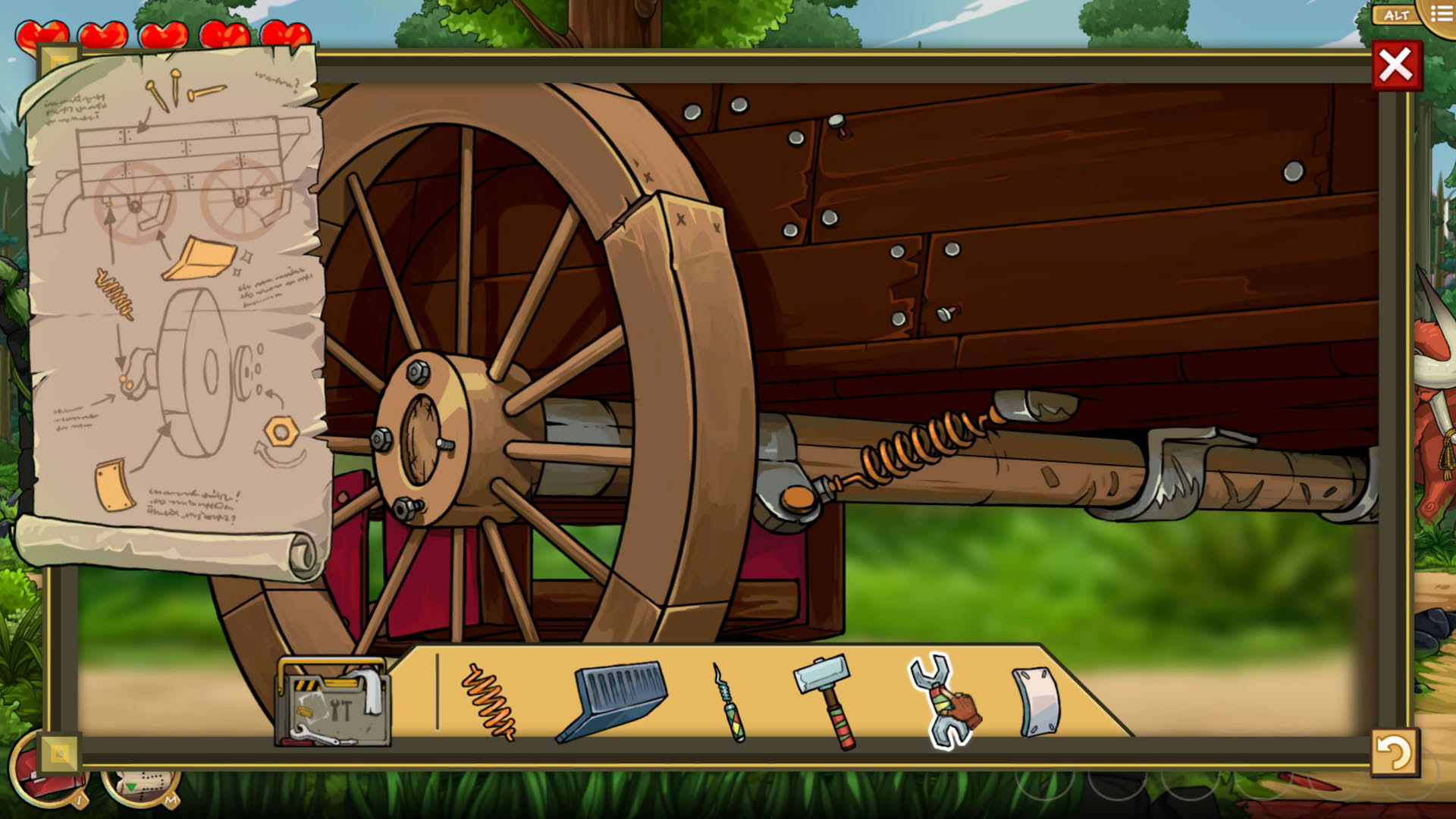 Screenshot for Scarlet Hood and the Wicked Wood