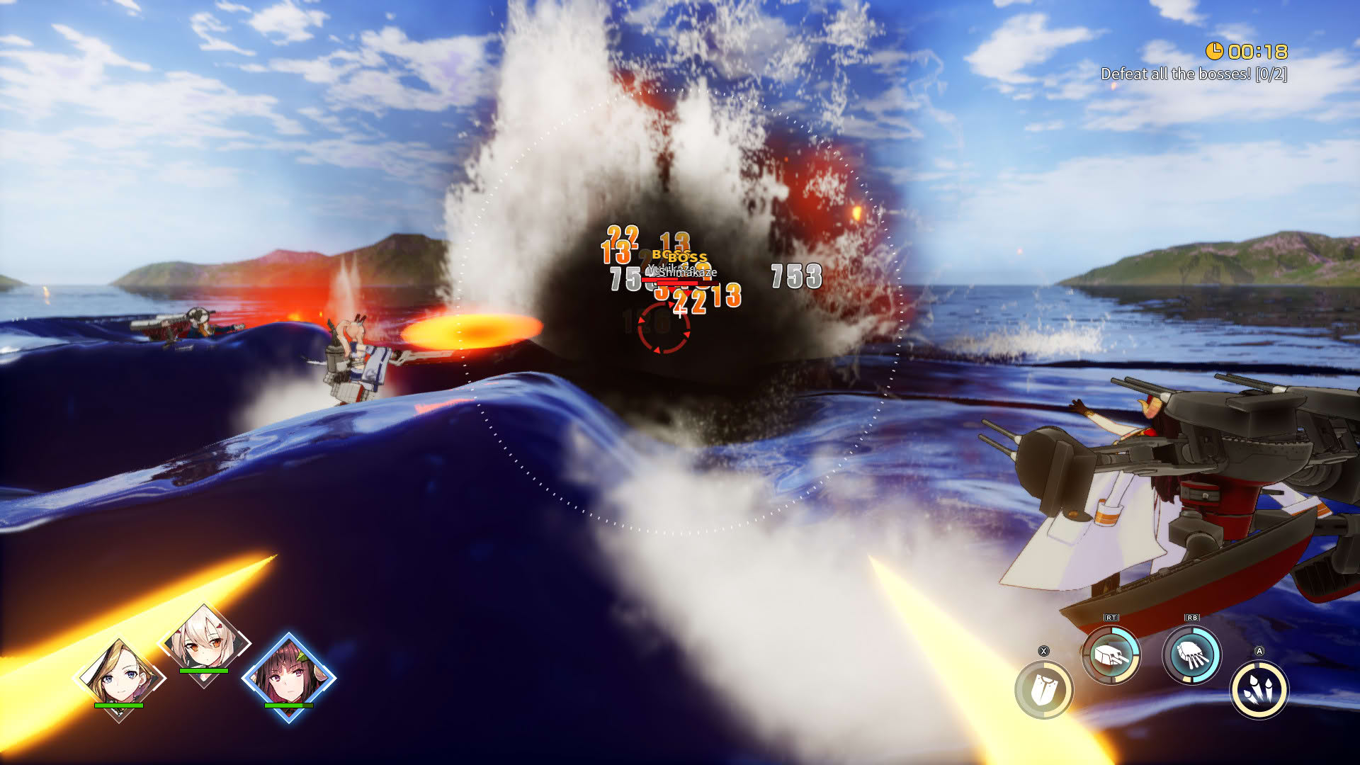 Screenshot for Azur Lane: Crosswave