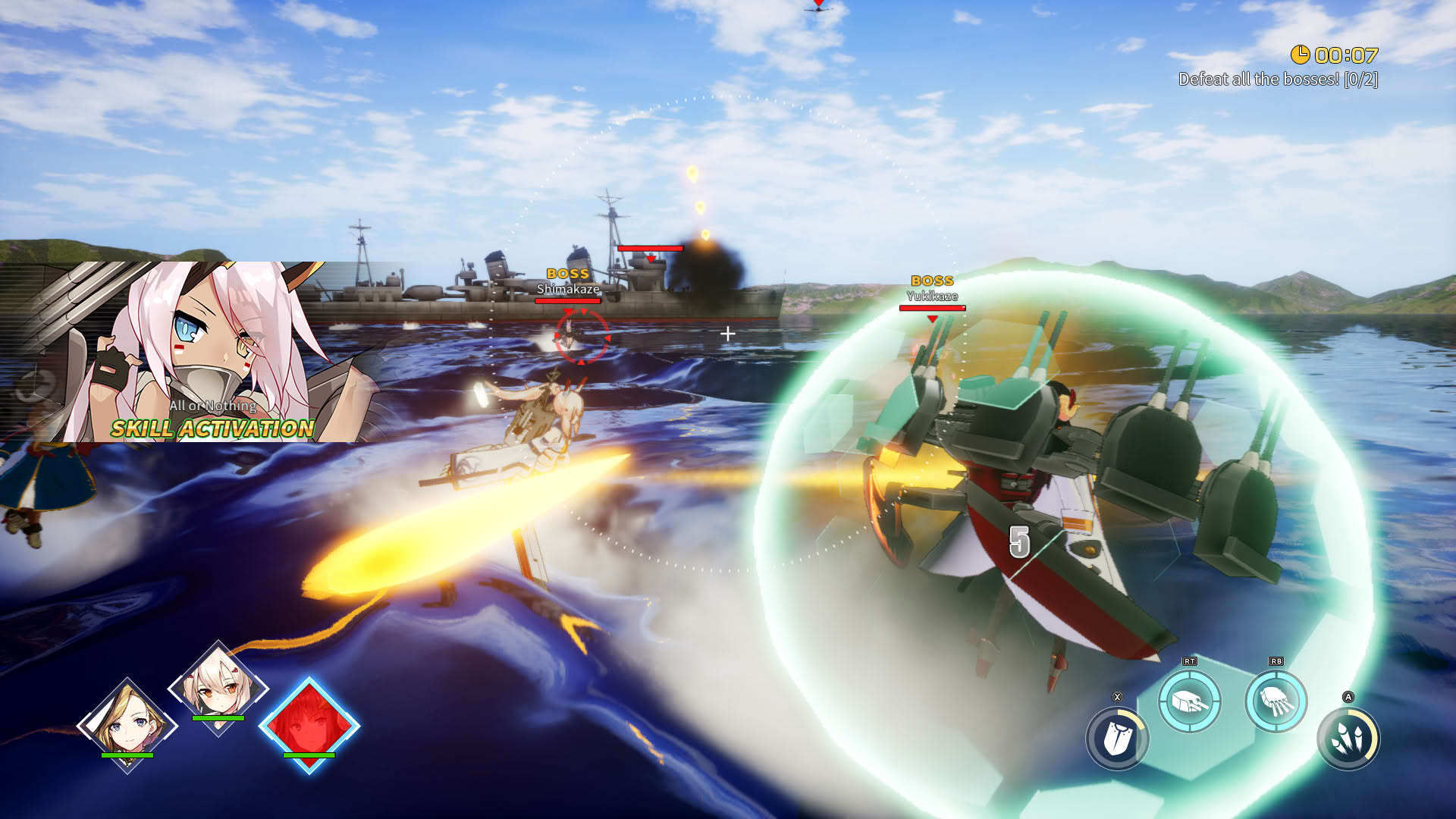 Screenshot for Azur Lane: Crosswave