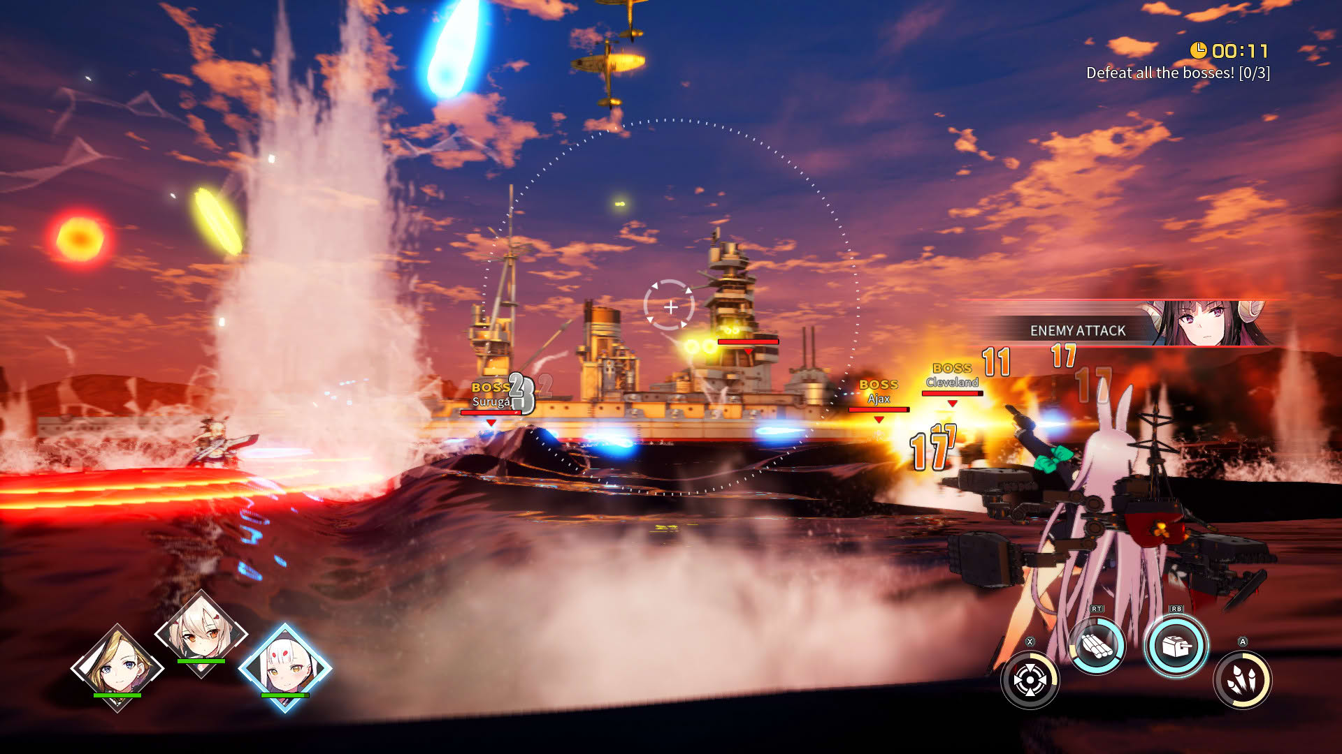 Screenshot for Azur Lane: Crosswave