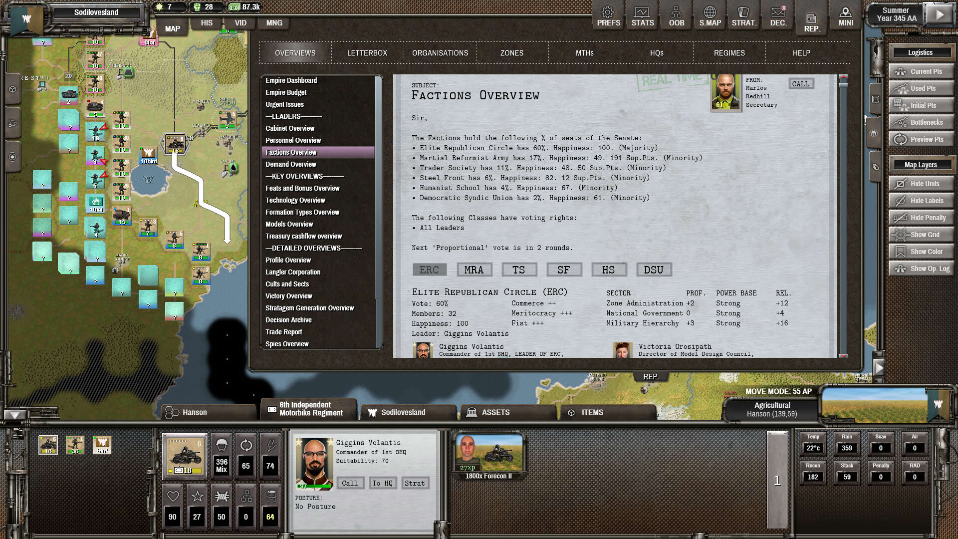 Screenshot for Shadow Empire