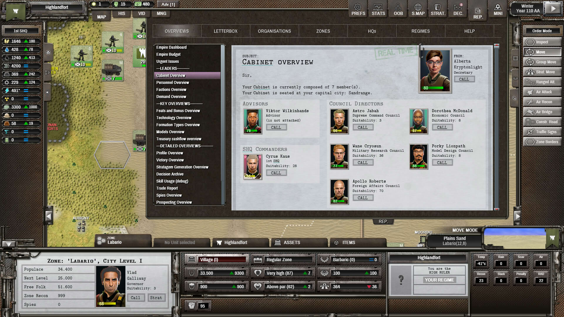 Screenshot for Shadow Empire