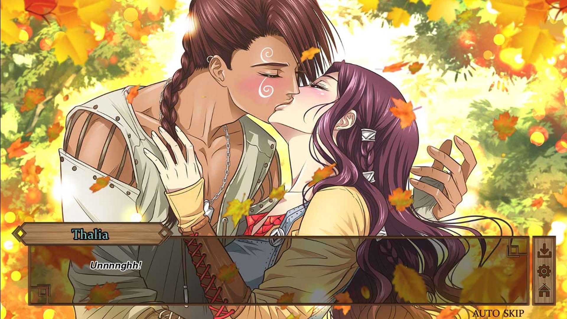 Screenshot for Gods of Love: An Otome Visual Novel