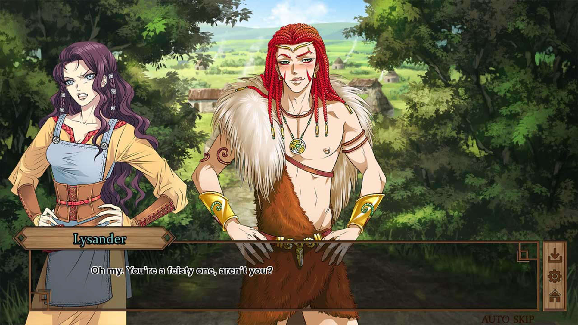 Screenshot for Gods of Love: An Otome Visual Novel