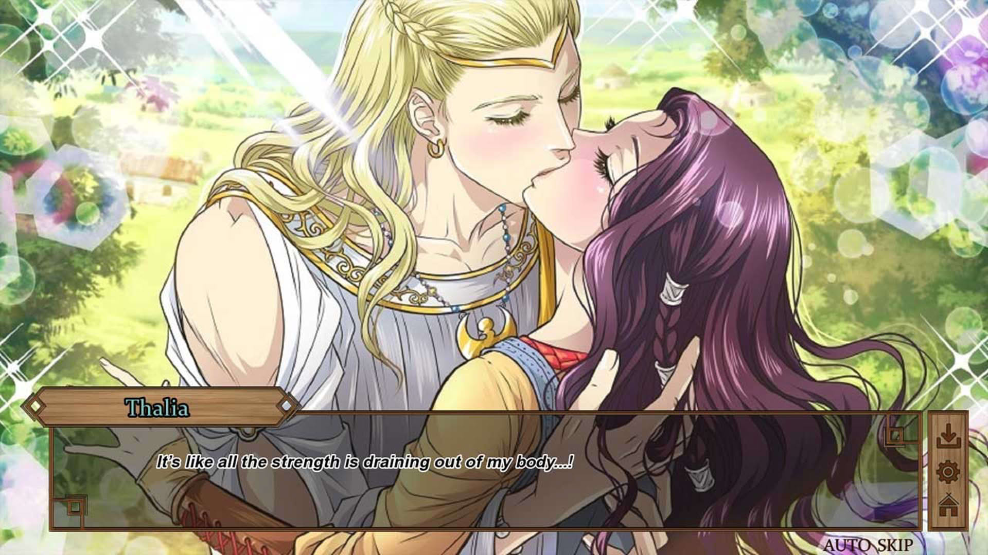 Screenshot for Gods of Love: An Otome Visual Novel