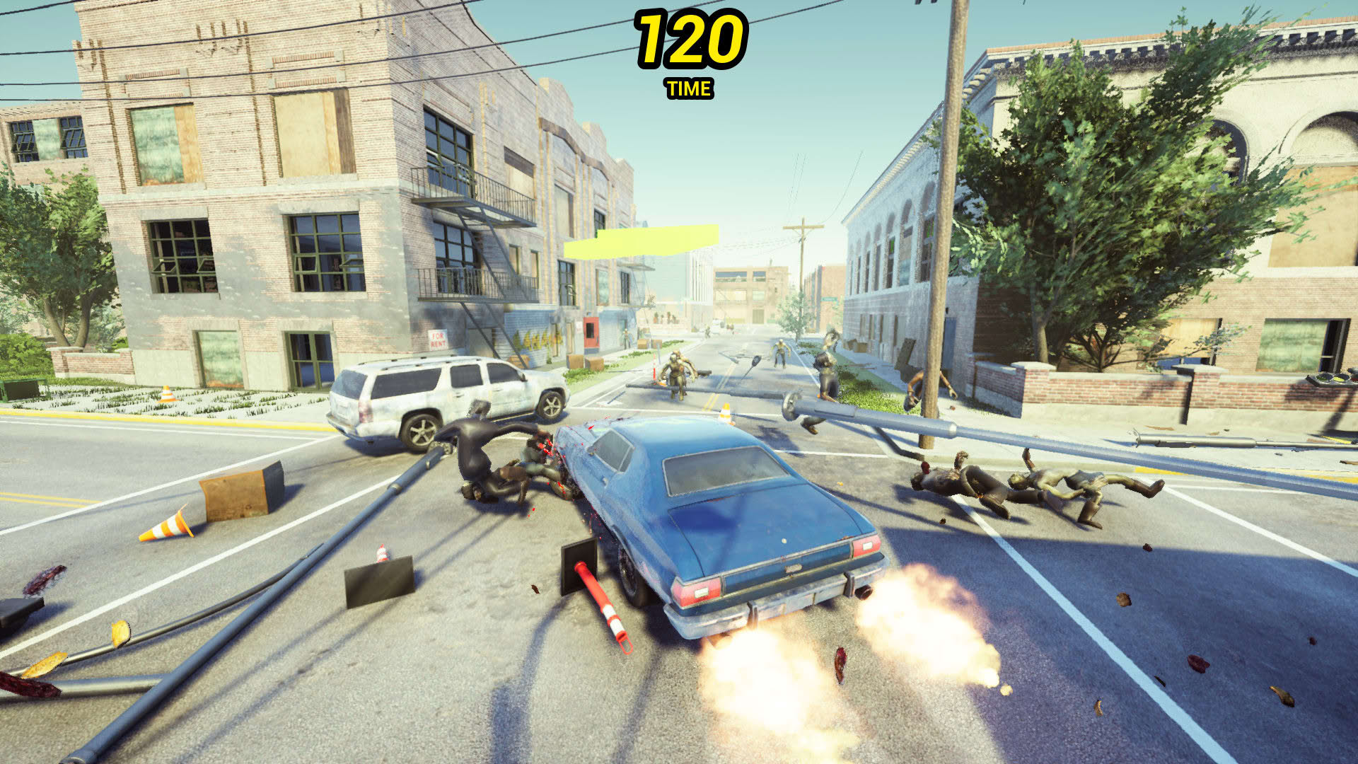 Screenshot for Zombie Road Rider