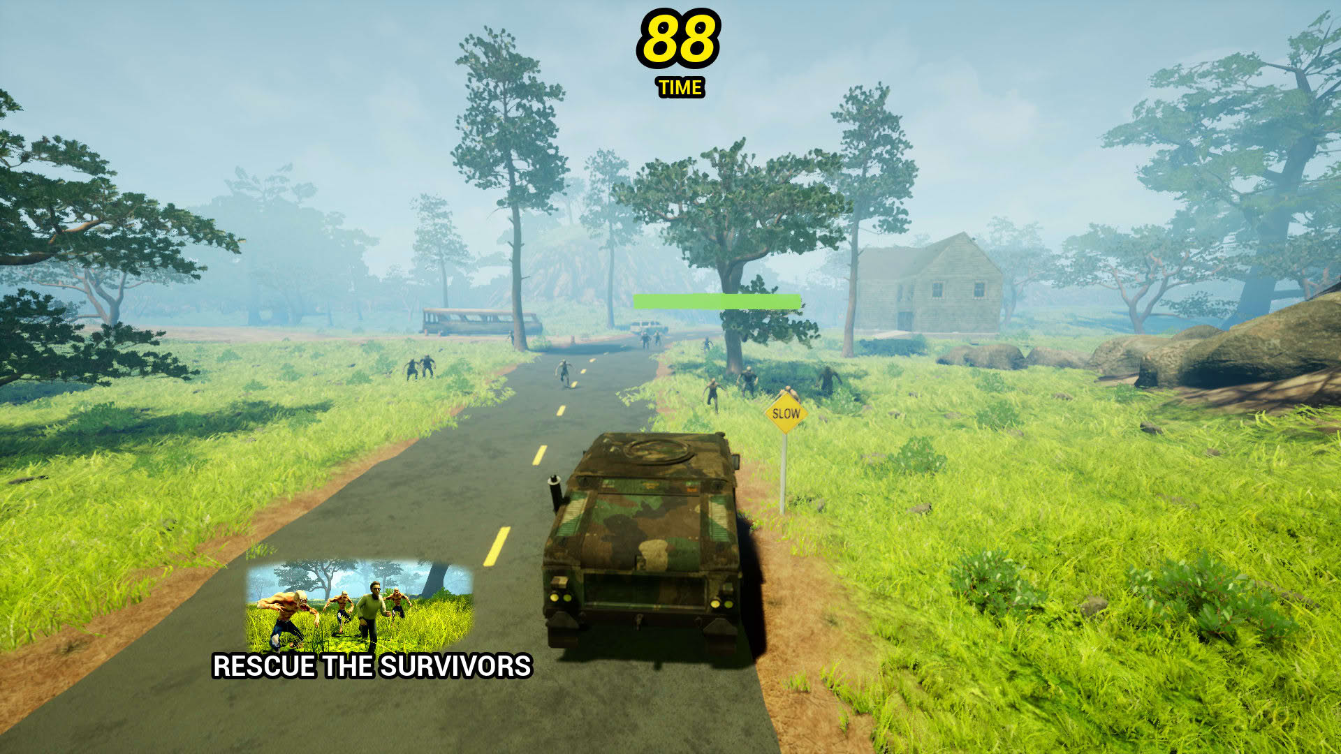 Screenshot for Zombie Road Rider