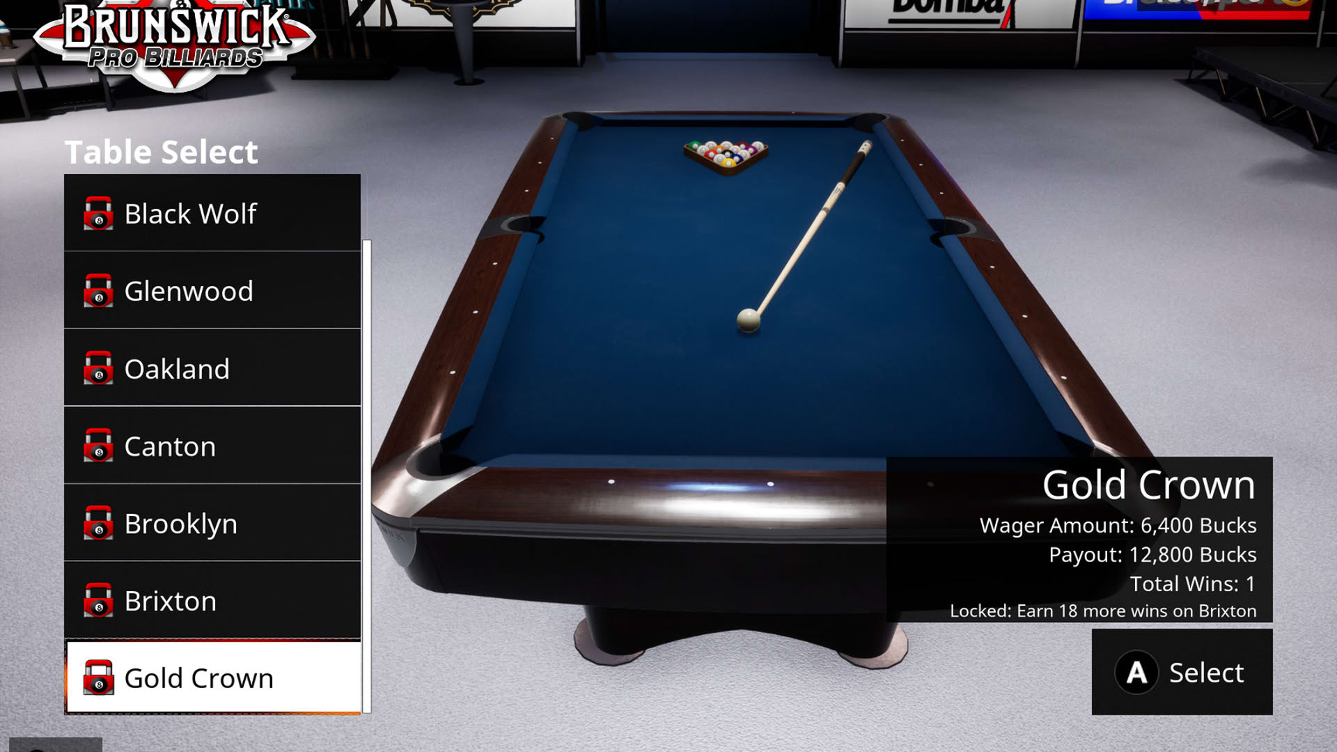 Screenshot for Brunswick Pro Billiards