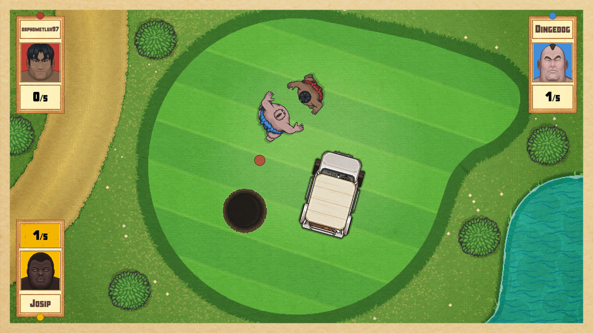 Screenshot for Circle of Sumo: Online Rumble!