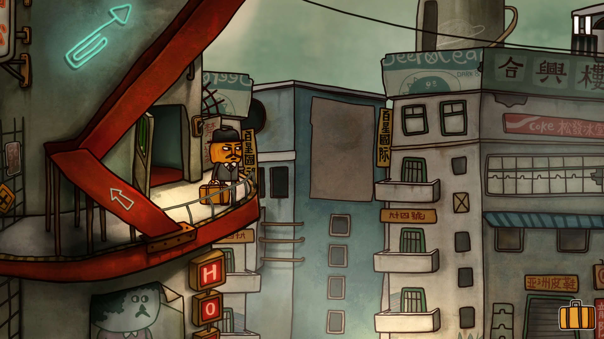 Screenshot for Mr. Pumpkin 2: Kowloon Walled City