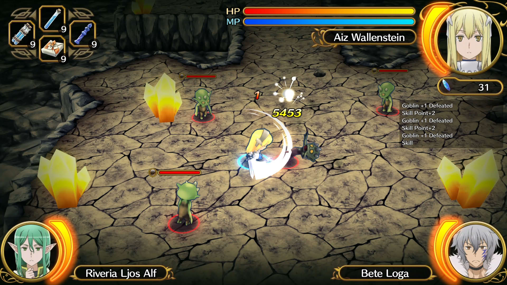 Screenshot for Is It Wrong to Try to Pick Up Girls in a Dungeon? Infinite Combate