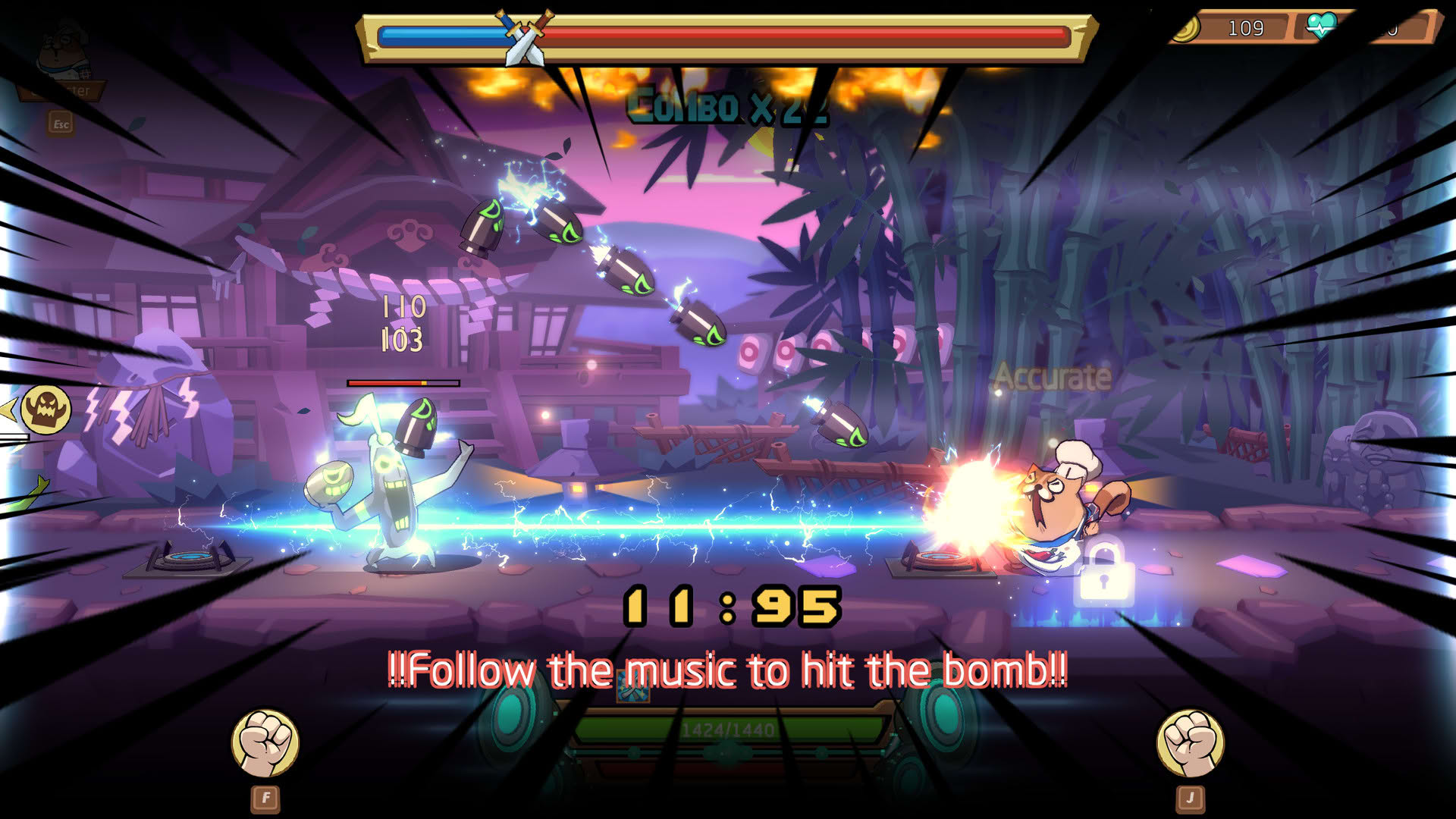 Screenshot for Rhythm Fighter