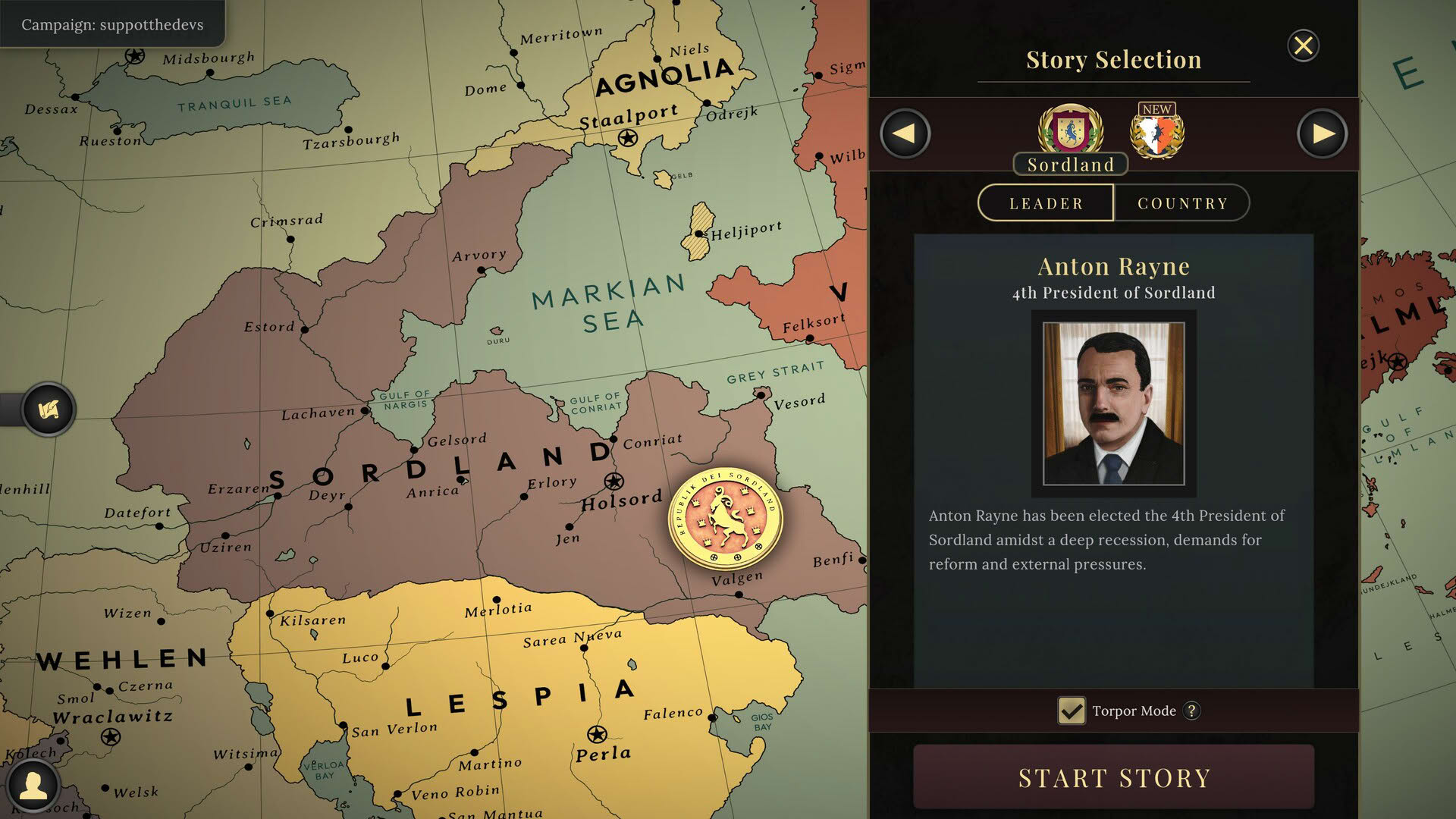 Screenshot for Suzerain